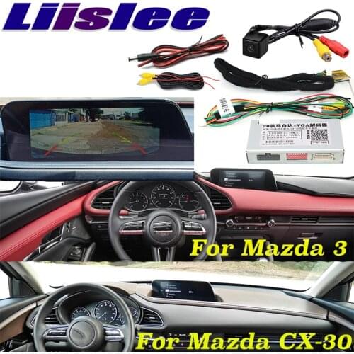 Liandlee Car Parking Camera Interface Reverse Back Up Camera Kits For Mazda 3 BP 2019 2020
