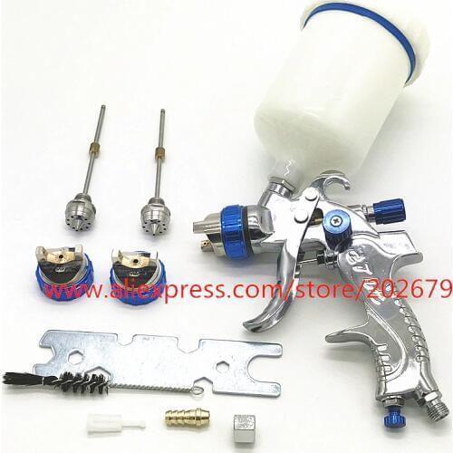 HVLP SPRAY GUN 1.4mm 1.7mm 2.0mm steel nozzle Paint spray gun professional Airbrush spray gun for painting cars