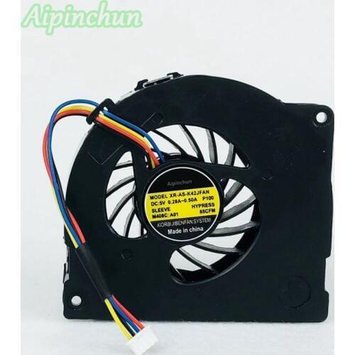 Aipinchun New Laptop Notebook CPU Cooling Cooler fan For Asus K42J X42J A40J A42JR A42JV K42JC K42JR