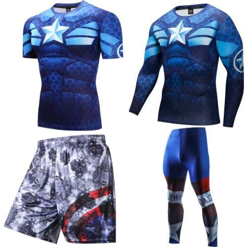 Mma Bj Rashguard T-shirt Gym Rash Guard Fitness Trainingspak Boksen Jerseys Muay Thai Compressie Mannen Mma Kickboxing Sport Pak