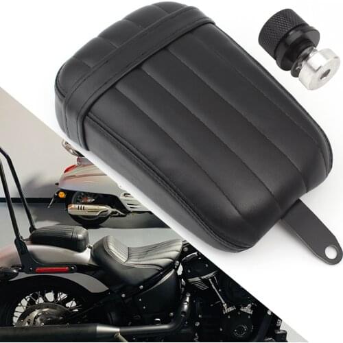 Motorcycle Passenger Rear Seat w/Seat Screw Bolt for Harley Softail Street Bob FXBB 2018-2020