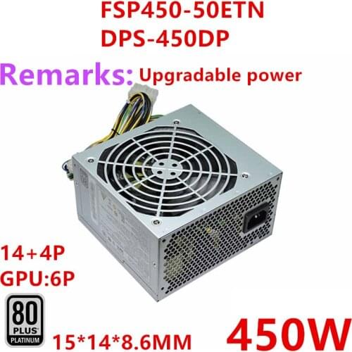 New PSU For Lenovo Q87 Q77 1060 1070 1080Ti 14Pin 450W Power Supply FSP450-50ETN DPS-450DP HK380-16FP FSP280-40PA 54Y8899