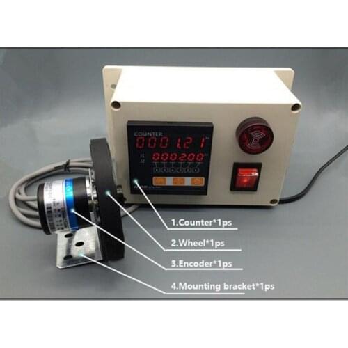 Rotary Encoder 300ppr Digital Electronic Meter Counter Wheel Roll Length Measuring Meter Testing Equipment fast ship h