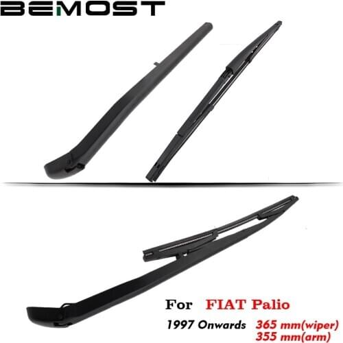 BEMOST Car Rear Windscreen Windshield Wiper Blade Arm Soft Natural Rubber For Fiat Palio 365mm Hatchback Year From 1997 To 2018