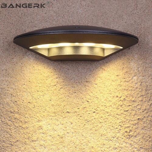 Nordic Outdoor Modern Wall Lamps 4W LED Porch Lights IP65 Waterproof Sconce Wall Lamp Garden Home Decor Aluminum Lighting