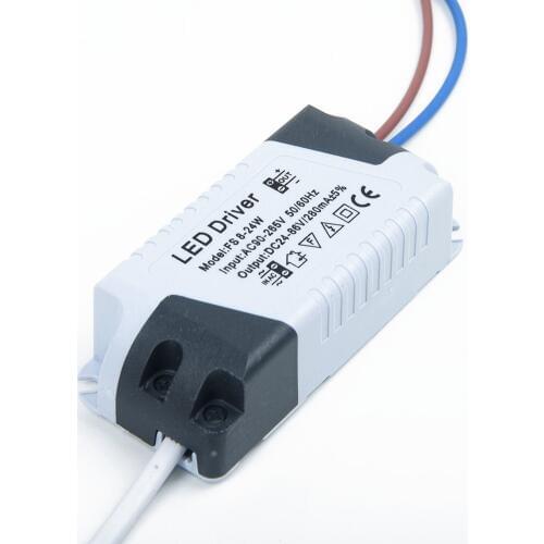LED Driver 8W 18W 24W Light Lamp Ceilling Lighting Transformer Waterproof Electric Supply Overheating Voltage Current Protection