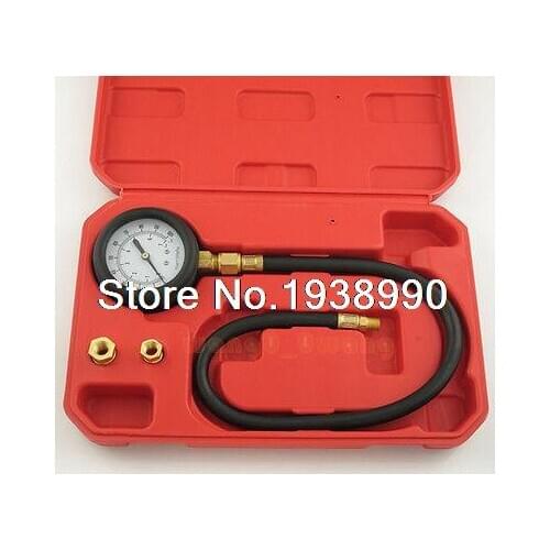 Oil Pressure Tester Gauge Engine Diagnostic Test Kit Adapters Case 0-100psi NEW