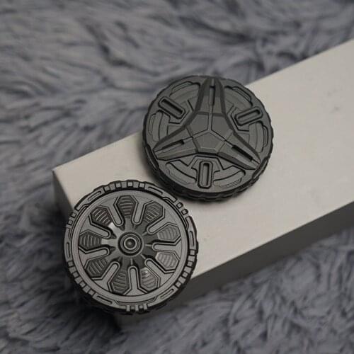 Titanium Alloy Pop Coin PPB Fingertip Snap Coin EDC Magnetic Fingertip Gyro Decompression Toy