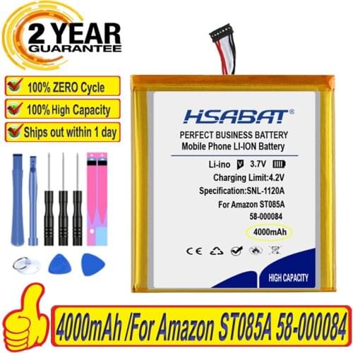 Top Brand 100% New 4000mAh 58-000084 MC-347993 Battery for Amazon B00IKPW0UA, B00IKPYKWG, Kindle Fire HD 7", SQ46CW Batteries