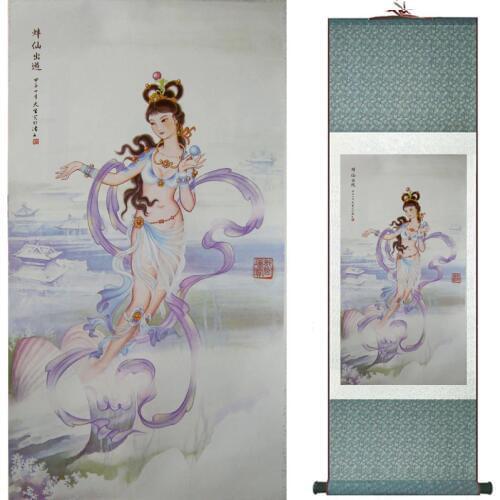 Traditional Chinese pretty girls painting Home Office Decoration beautifull women painting2018082433