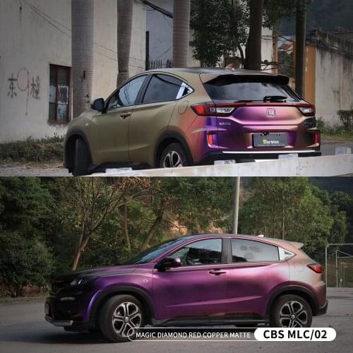 Vinyl Wrap Car Chameleon Color Change Purple Paint Protection 1.52*18m Roll Size Air Bubble Free Film