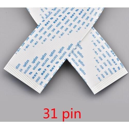 1pc head cable 31pins For Epson DX5 printhead cable FFC flat data cable for Allwin Xuli Aifa Witcolor Human Design plotter