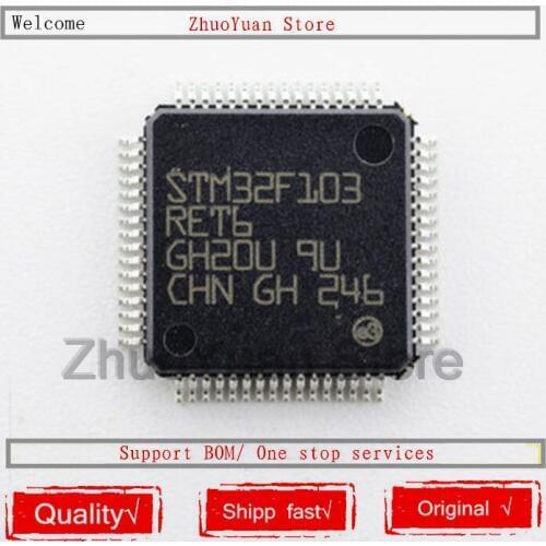 1PCS/lot New original STM32F103RET6 STM32F103 RET6 LQFP64 IC chip