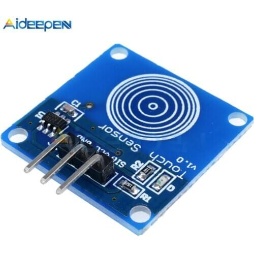 5Pcs 2.4V-5V Digital Capacitive Touch Switch Sensor Module Non-polar PWM Dimming Single Touch For LED Lamp DIY Automotive Light