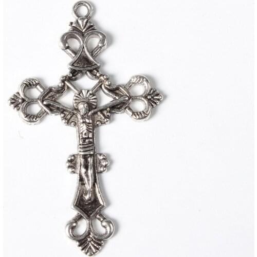 500pcs Antique Tibetan Style Alloy Cross Pendants Easter Crucifix Pendant For Jewelry Making DIY Bracelet Necklace Accessories