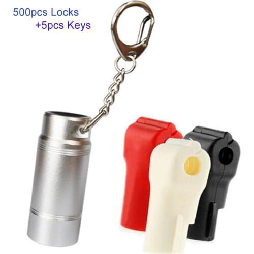 505pcs EAS Plastic Retail Shop Display Hook Anti Sweep Theft Stop Lock pegboard slatwall
