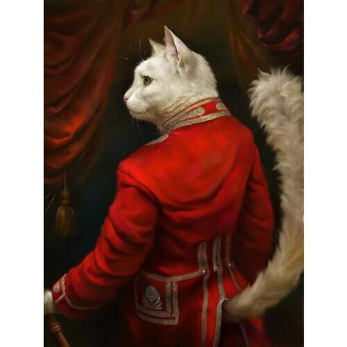 55x75cm Cat 5D DIY Diamond Painting Full Square Drill Embroidery Set Mosaic Cross Stitch Rhinestone Home Decoration