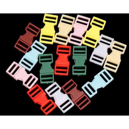 6mm 10Pcs Plastic Mini Buckle for DIY Doll Bag Handmade Backpack Button Bracelet Strap Buckle Dollhouse Tiny Camping Asseccories