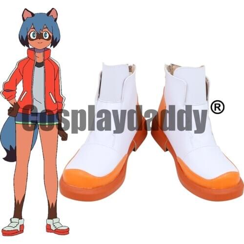 BNA: Brand New Animal Anima City Animashi Michiru Kagemori Tanuki Beastman Ver. Anime Cosplay Shoes Boots C006
