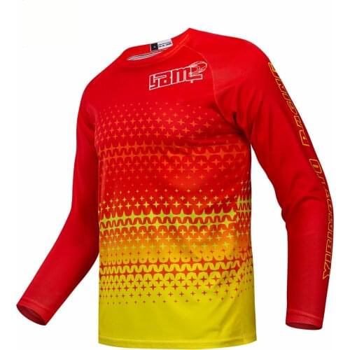 YBM Mountain Bike Jersey Long sleeve new Cycling ciclismo motocross racing off road MX DH Motocross jersey 02