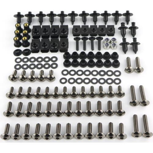 Fit For Yamaha MT-01 MT-125 MT-25 MT-03 MT-07 FZ-07 Tracer MT-09 FZ-09 MT-10 FZ-10 Complete Full Fairing Bolts Kit Screw Bolt