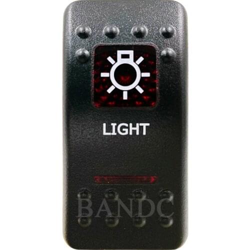 Cover Cap Only！LIGHT Rocker Switch Cover Cap Red Window Labeled for Car Boat Truck ARB Carling NARVA Control Cap Accessories