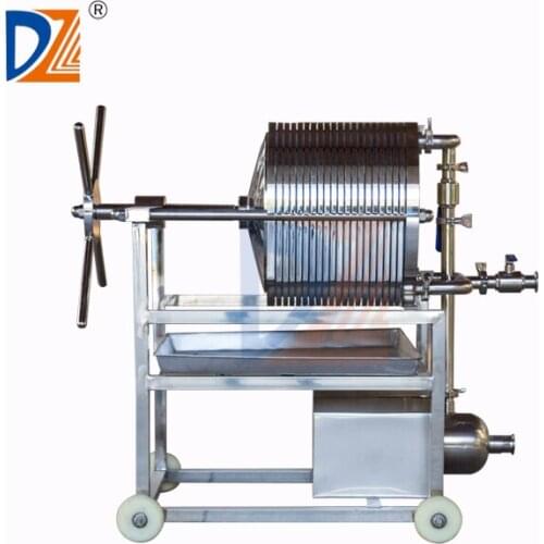 Hot Selling Fine Filtration Coconut Oil Mini Filter Press Price