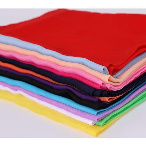 Fashion Plain Chiffon Hijab Beach Scarf 2021 Silk Scarves Women Spring Summer Soft Wrap Thin Shawls And Wraps Hijab Scarf