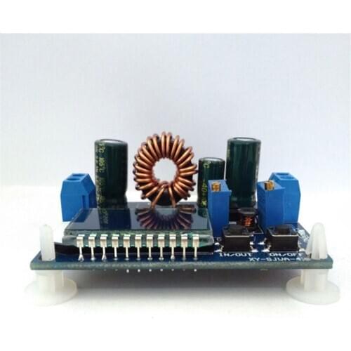 Buck-boost module, constant voltage and constant current, LCD digital display, voltmeter, ammeter, adjustable buck-boost