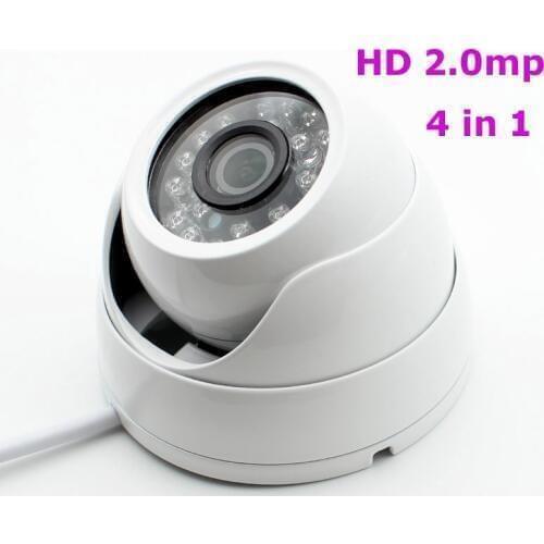 Outdoor HD 1080P 2MP AHD CCTV Camera CMOS Waterproof Dome Security IR Color 24Leds night vision
