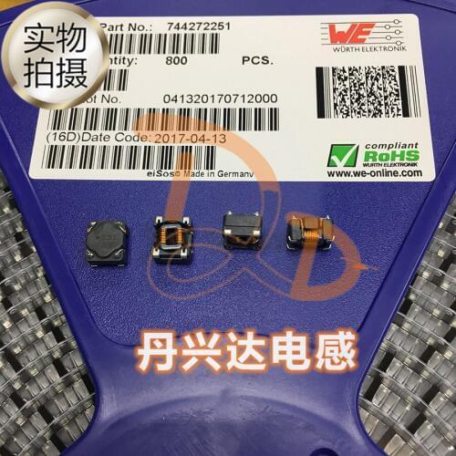 Original new 100% 744272251 SMD common mode filter inductor choke 9x10x6.5 2x250uH 2A