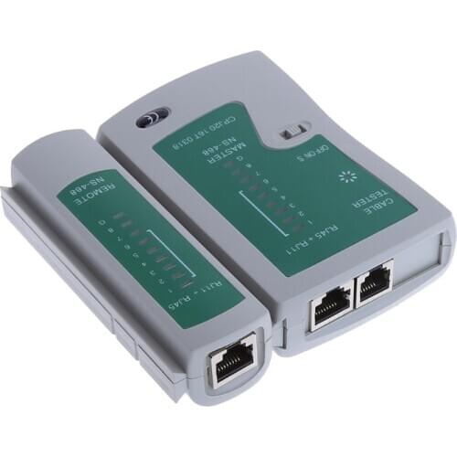 Professional Networking Testing RJ45 RJ11 CAT5 UTP LAN Cable Network Tester Tool Detector Remote Test
