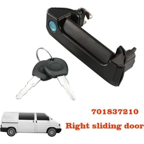NEW-Car Outside Door Handle Side Sliding Right for Transporter T4 Transporter Syncro 1990-2004 701 837 210 701837210