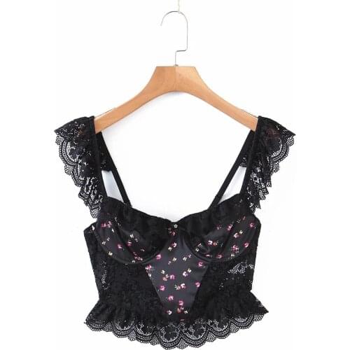 Sexy Strapless Polyester Sleeveless Crop Length Tank Tops DLDD193