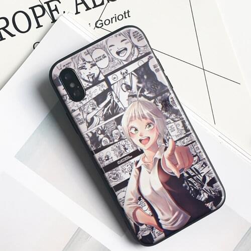 Black Clover Lichita Anime Soft Silicone Glass for IPhone SE 6 6s 7 8 Plus X XR XS 11 12 Mini Pro Max Phone Case Cover Shell