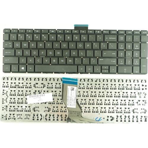 SSEA New US Keyboard for HP 250 G6 255 G6 15-BS 15T-BS 15-BW 15Z-BW Keyboard Black NO Backlit