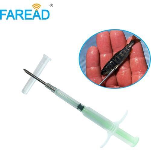 PIT tag aquaculture fish farm ISO FDX-B 1.4x8mm pet microchip animal syringe implant pet chip needle vet RFID injector