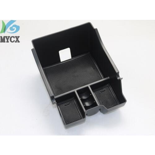 High Quality For Jeep GRAND COMMANDER 2018 Black Central Storage Pallet Armrest Container Box