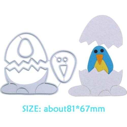 YINISE Metal Cutting Dies For Scrapbooking Stencils Chicken DIY CUT Album Cards Decoration Embossing Folder Craft Die Cuts Tools