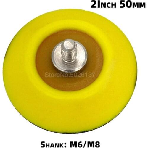 2INCH 50MM Backup Sanding Pad Hook And Loop Sander Backing Hand Block For Polishing & Grinding Abrasive Power Tools Back-up