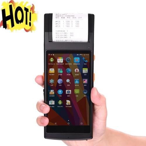 2021 Hot Sale Full Screen Handheld Android Printer Label bill 58mm PDA Receipt Printer, Suitable for Express Signing Scene