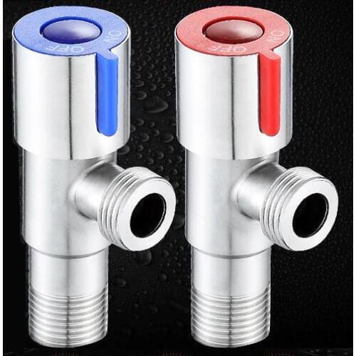 304 Stainless Steel Material Hot and Cold Water of Angle Valve
