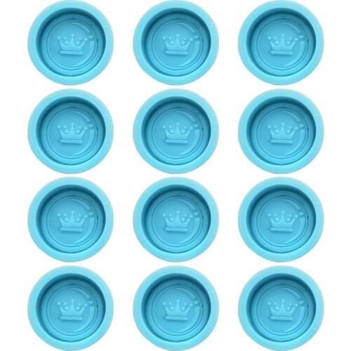 83XC 12 Pcs DIY Crafts Checkers Silicone Mould Jewelry Decorations Making Tools International Chess Shape Epoxy Resin Mold