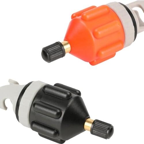Air Valve Adaptor Dustproof Wear-resistant Rowing Boat Air Valve Adaptor Nylon Kayak Inflatable Pump Adapter for SUP Board