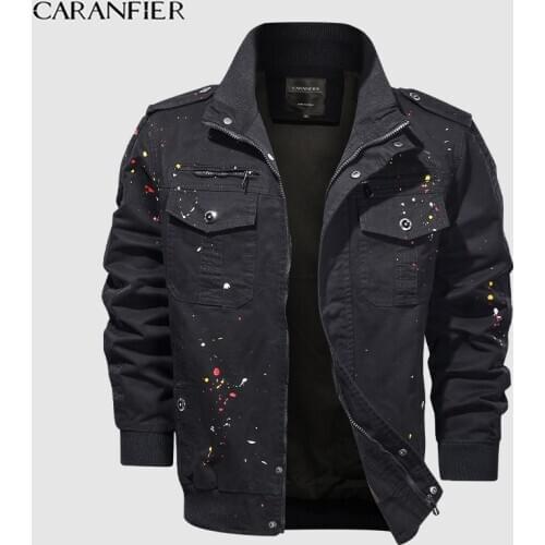 CARANFIER Men's Windbreakers