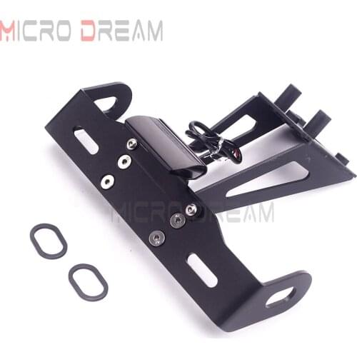 Black Motorcycle Licence Plate Holder For HONDA CBR250RR CBR 250 Number Rear LED Brake Tail Tidy Frame Fender 2017-2020 17 18 19