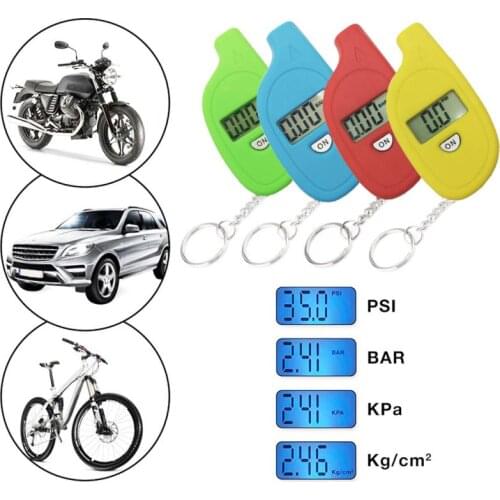 Digital Car Tire Tyre Air Pressure Gauge Meter LCD Display Manometer Barometers Tire Pressure Tester For Car Truck Motorcycle