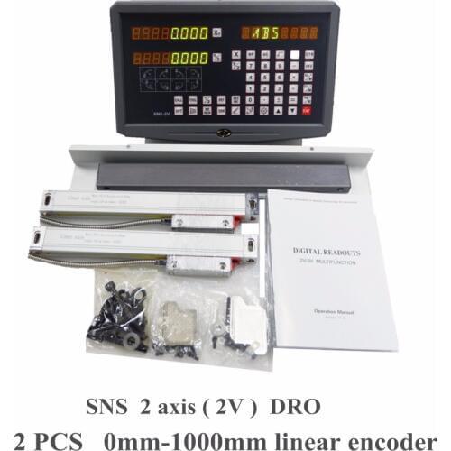 2 Axis Digital CNC Lathe milling machine Spark machine Readout DRO Precision 0.001mm 0.005mm Linear Scale / Linear Ruler Sets