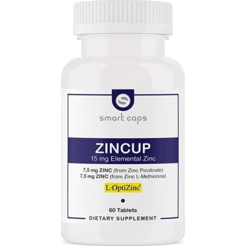 Smartcaps Zincup (Zinc Picolinate & Optizinc) 15 mg 60 Tablet