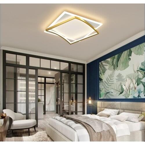 Ceiling chandelier LED indoor crystal chandelier with dimmer 220 V modern Nordic living room bedroom lamp